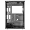PC korpusas TACENS Mars Gaming MC-XO Midi bokštas Juodas — ATX/Micro-ATX/Mini-ITX, maitinimo šaltinis apačioje, 1×120 mm galinis ventiliatorius, palaiko iki 328 mm GPU