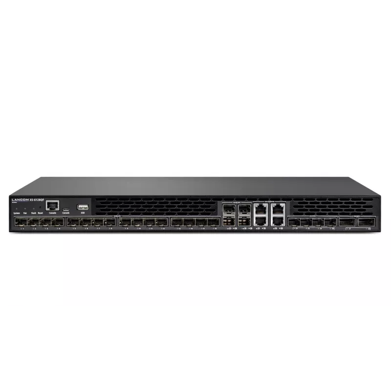 LANCOM XS-6128QF - Switch - L3 - valdomas - 16 x 10 Gigabit SFP+ + 4 x combo 10 Gigabit SFP+/RJ-45 + 4 x Combo 25 Gigabit SFP28 (Uplink) + 2 x Combo 40 Gigabit QSFP+ (Uplink) - Oro