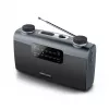 Nešiojamas radijas Muse M-058 R — AM/FM, sukamoji garsumo reguliavimo rankenėlė, baterijos arba kintamoji srovė (230 V, 50 Hz), juoda / pilka