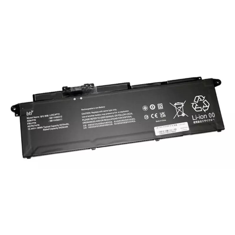 Bti 4 elementų L23C4P72 baterija, skirta Lenovo Thinkpad P16S G4 Thinkpad