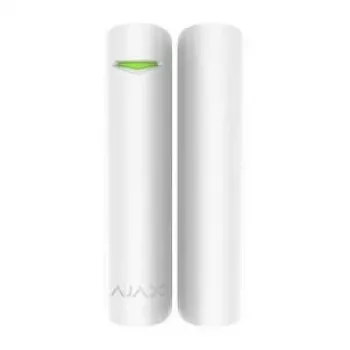Durų / langų jutiklis Ajax DoorProtect Plus belaidis, baltas, CR123A baterija, 3 V, 60 mėnesių veikimo trukmė, 20×20×90 mm
