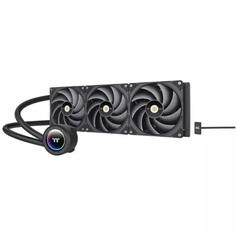 „Viskas viename“ skysčio aušintuvas Thermaltake CL-W401-PL14BL-A 14 cm juodos spalvos