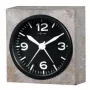 NeXtime klok 5167 Real Time Heavy Metal, 9,5x9,5x3,2 cm, sieninis, pilkas