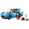LEGO Harry Potter Skraidantis Ford Anglia automobilio žaislas 7 metų ir vyresniems vaikams, berniukams ir mergaitėms, pastatomas modelis su Roniu Vizliu minifigūrėle ir Hedviga