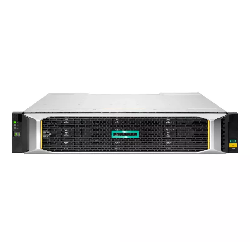 HP MSA 2060 16 Gb FC 24SFF dviejų valdiklių masyvas