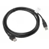 USB kabelis Lanberg CA-USBE-10CC-0030-BK 3 m USB 2.0 Juoda