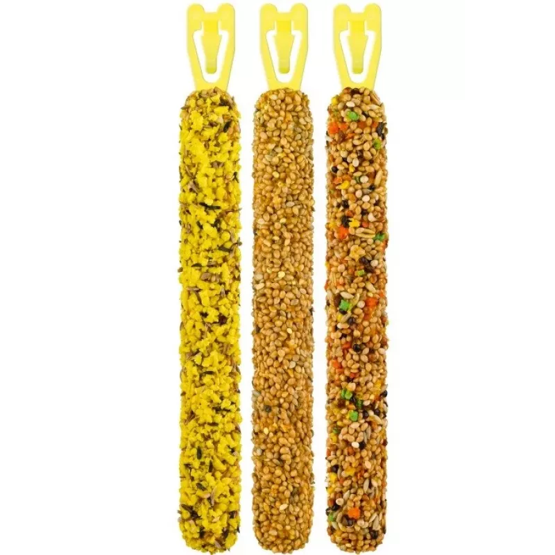 Paukščių skanėstas Vitakraft Kräcker cilindras 80 g ×3 – grūdų skonio kietas užkandis paukščiams