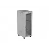 19 colių 32U LANBERG stovimasis stovas-spinta 600×800 mm pilka su stiklinėmis durelėmis ir LCD (plokščia pakuotė)