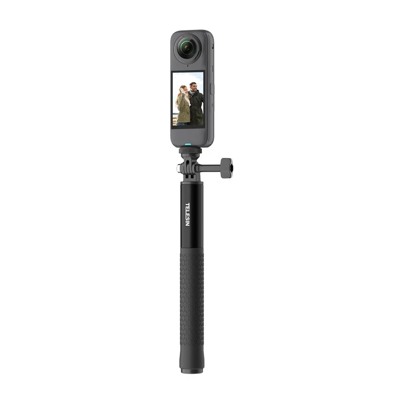 Asmenukės lazda Telesin S1-MNP-11 sporto kameroms, 150 cm ištiesiama