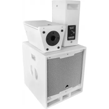Maitinama PA kolonėlė Omnitronic MAXX-1206DSP Balta 120W RMS