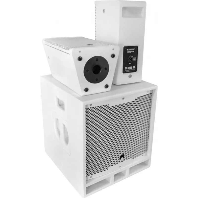 Maitinama PA kolonėlė Omnitronic MAXX-1206DSP Balta 120W RMS