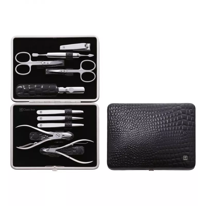 Manikiūro ir pedikiūro priemonių rinkinys ZWILLING 97509-004-0 nerūdijantis plienas juodas