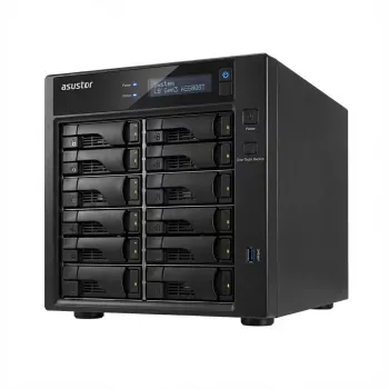 Asustor Lockerstor 8 Gen3 AS6808T 8 lizdų NAS, AMD Ryzen V3C14, 16GB DDR5 ECC, 2x 10GbE + 2x 5GbE