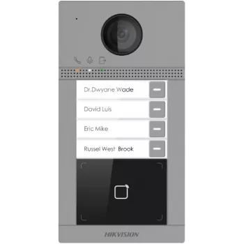 Video Intercom System Hikvision DS-KV8413-WME1(C) 2 MP Pilka IP65