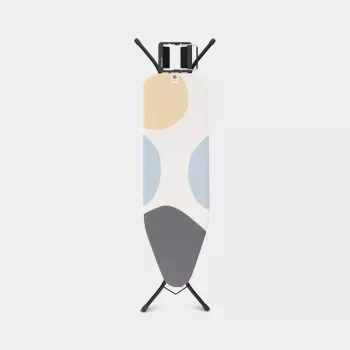 Rankovių lyginimo lenta Brabantia Ironing Board B medvilninis užvalkalas gariniam lygintuvui 1240x380mm