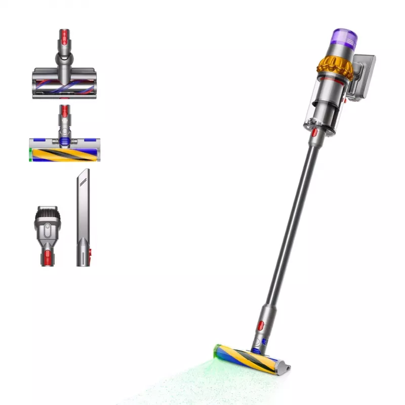 Dyson V15 Detect Absolute belaidis dulkių siurblys Nikelis, Geltonas 446986-01