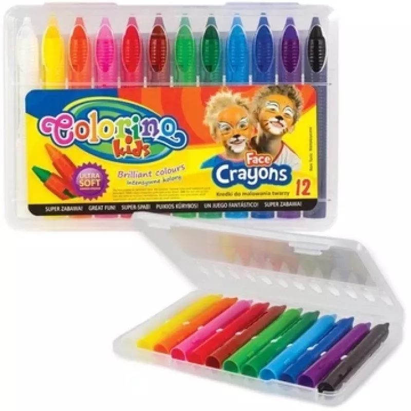 Colorino Kids veido kreidelės 12 spalvų
