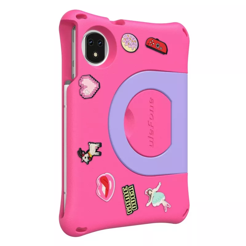 Planšetė UleFone Tab A9 Pro Kids — 4 GB RAM, 128 GB saugykla, LTE, rožinė