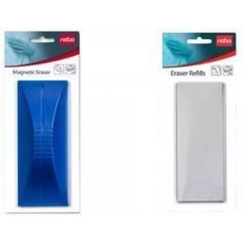 Nobo Whiteboard Eraser Refills (10 vnt.), skirtos 1901433, pilkos spalvos, 20 g, 10 vnt.
