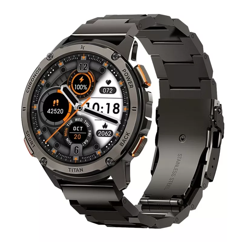 Išmanusis laikrodis FW110 Titan Chronos juodas