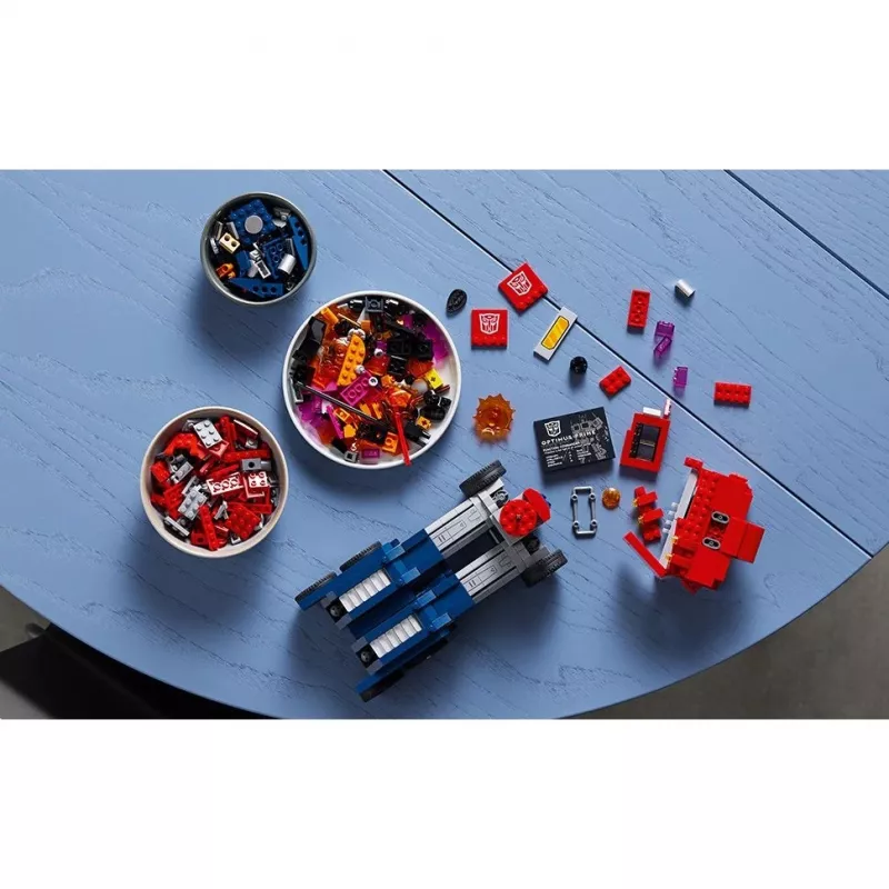 LEGO® 10302 Icons Optimus Prime, transformerių roboto modelio rinkinys