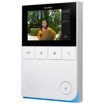 Patalpų IP vaizdo domofonas DoorBird A1101 — 2 laidų jungtis, vidaus stotelė