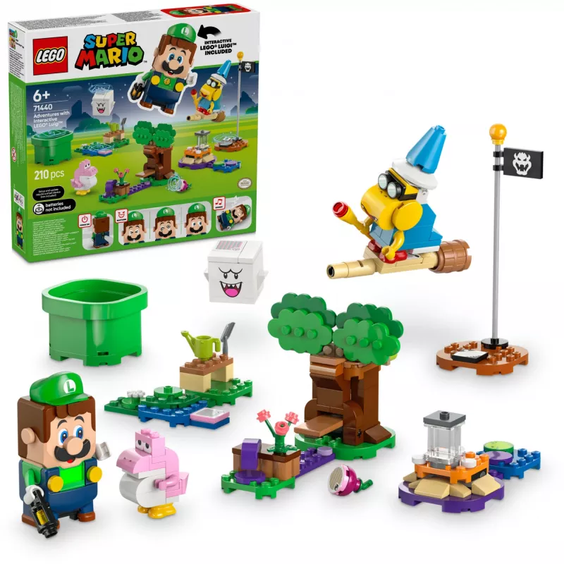 Konstruktorius LEGO 71440 Super Mario Interaktyvi LEGO Luigi figūrėlė, rinkinys