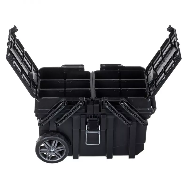 Įrankių dėžė KETER CANTILEVER Job Box (17203037/238270) su ratukais Juoda