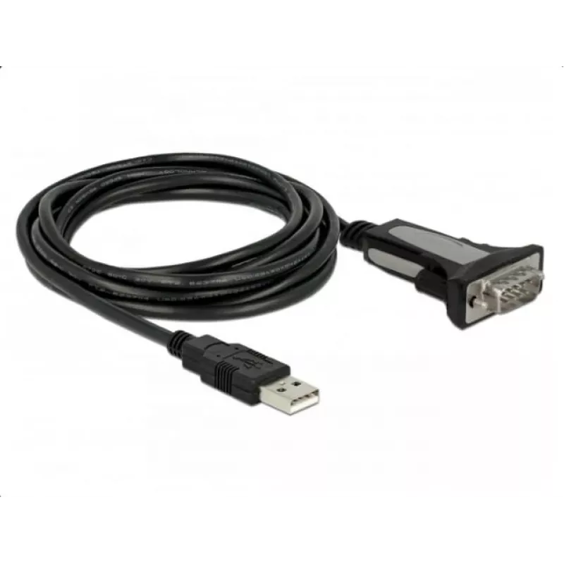 DELOCK USB 2.0 Type-A į 1x serijinis RS-232 DB9 adapteris 3 m