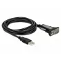 DELOCK USB 2.0 Type-A į 1x serijinis RS-232 DB9 adapteris 3 m