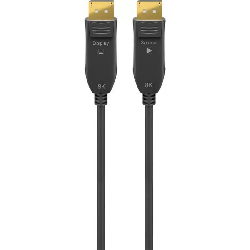 Goobay 64868 DisplayPort laidas 30 m juodas (64868)