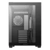 PC korpusas DeepCool CG530 4F Midi Tower Juoda — grūdintas stiklas, ATX/ITX/Micro ATX, 3x120mm ventiliatoriai, USB-C