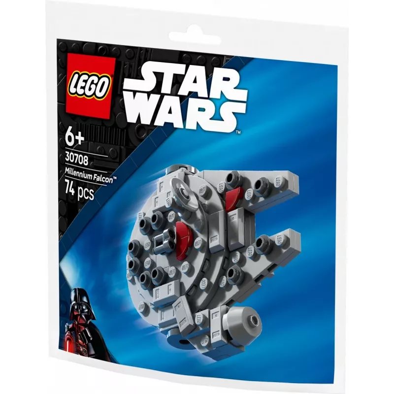LEGO konstrukcinis žaislas 30708 Star Wars Millennium Falcon Mini-Model Polybag, mažas kolekcinis rinkinys