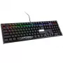 Ducky One 2 RGB klaviatūra, žaidimų, USB, QWERTY, juoda, mechaninė, laidinė