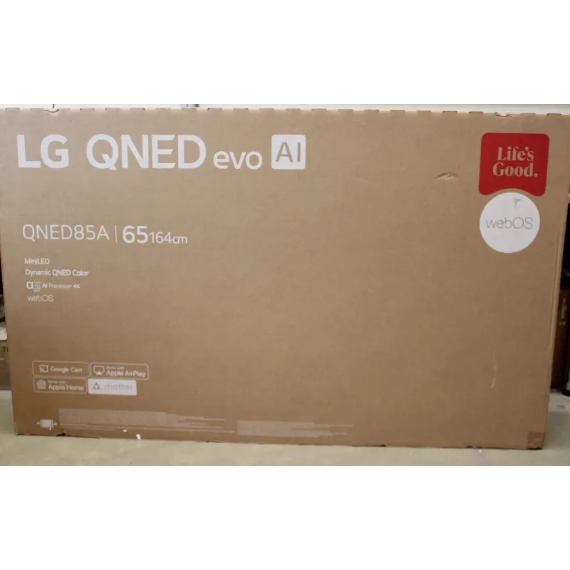 Televizorius LG 65QNED85A3C 65 col. QNED MiniLED 4K UHD