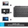 Logitech MX Keys Mini - klaviatūra - apšviečiama - Bluetooth - QWERTZ - šveicariška - grafito (920-010485)