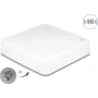 Kryptinė lauko antena DELOCK 81467 — 5G, 2× N jungtys, balta
