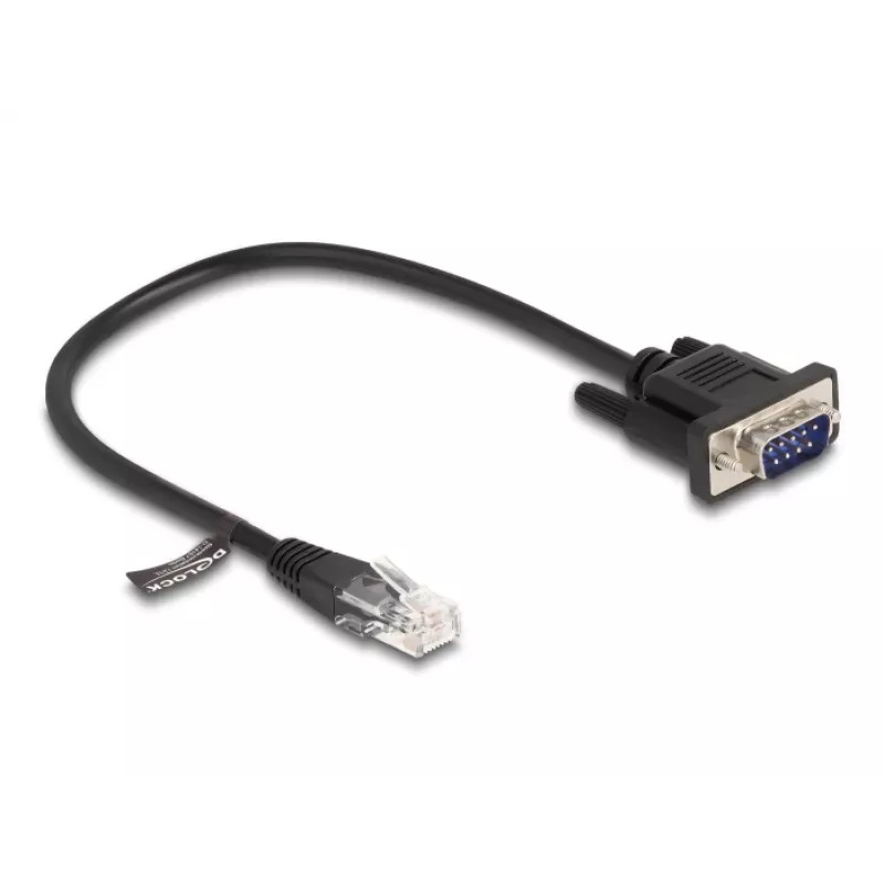 Tinklo kabelis DeLOCK 88008 juodas 0,3 m RJ-45