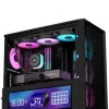 Corsair FRAME 4000D LCD RS PC-Enclosure, Midi-Tower, ATX, ARGB, Grūdintas stiklas – juoda