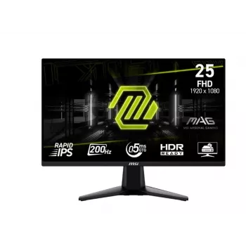 Monitorius MSI MAG 255FDE E20 24,5 col. Rapid IPS skydelis 200 Hz 0,5 ms