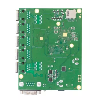 laidinio maršrutizatorius Mikrotik RB450Gx4 Gigabit Ethernet žalia