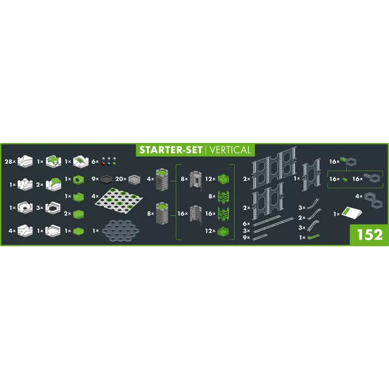 Žaislinis rutuliukų bėgis Ravensburger GraviTrax PRO Starter-Set Vertical amžius 8+