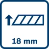 Naudingas peilis Bosch 1 600 A01 TH6 Ašmenų plotis 1.8 cm Svoris 120 g