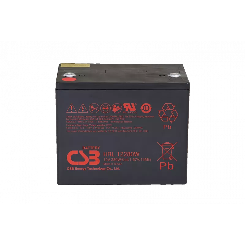 CSB baterija baterija 12V 6Ah 25W Pb F2 | HRL1225W