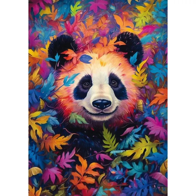 Panda Bear in the Rainbow Forest, dėlionė 1000 dalių