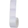 Termo etiketės NIIMBOT T25 25 mm × iki 30 mm, baltos, 195 etiketės ritinyje, suderinamos su NIIMBOT T02/T20/T25