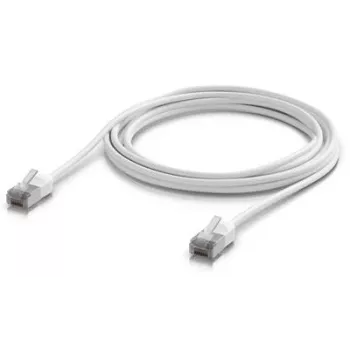 Tinklo kabelis Ubiquiti UACC-Cable-Patch-Outdoor-C6A-3M-W RJ-45 Cat6a 3 m baltas