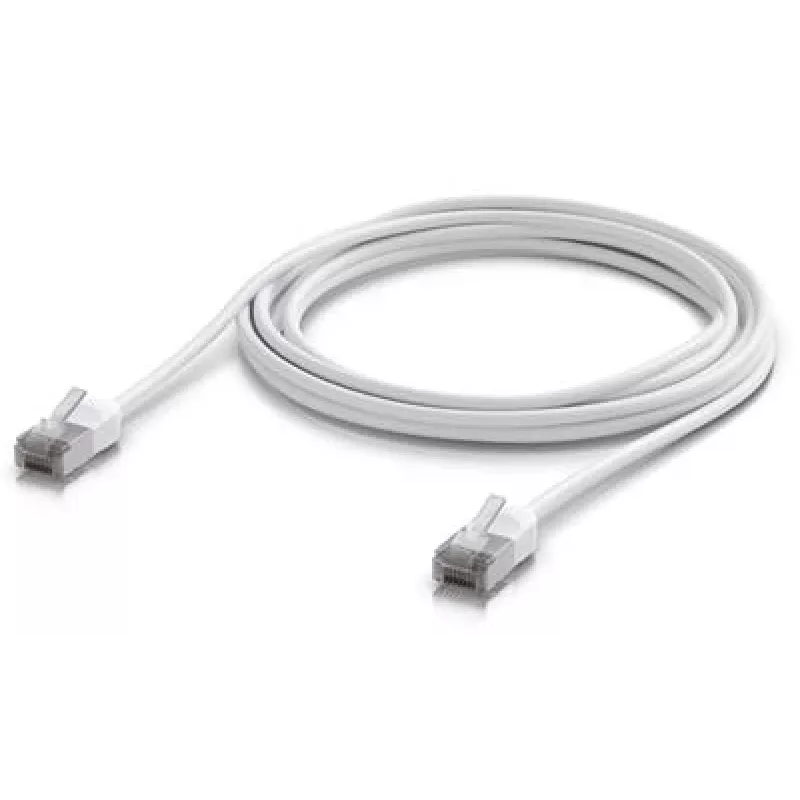 Tinklo kabelis Ubiquiti UACC-Cable-Patch-Outdoor-C6A-3M-W RJ-45 Cat6a 3 m baltas