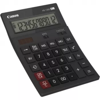 Canon AS1200HB skaičiuotuvas, stalinis, pagrindinis, pilkas
