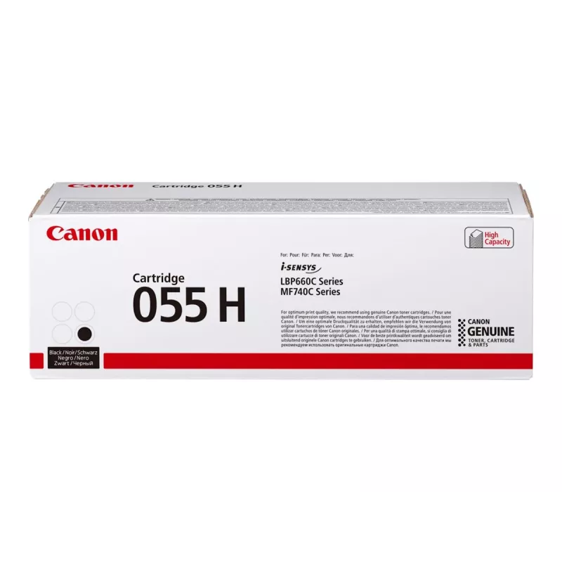 Canon 055H dažų kasetė 1 vnt. Originali Juoda